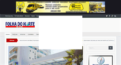 Desktop Screenshot of folhanorte.com.br