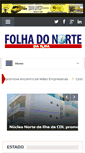 Mobile Screenshot of folhanorte.com.br